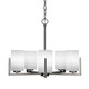 Toltec Lighting - 4505-GP-310 - Five Light Chandelier - Atlas - Graphite