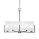 Toltec Lighting - 4505-GP-541 - Five Light Chandelier - Atlas - Graphite