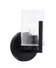 Toltec Lighting - 4511-MB-300 - One Light Wall Sconce - Atlas - Matte Black