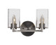 Toltec Lighting - 4512-GP-300 - Two Light Bath Bar - Atlas - Graphite