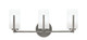 Toltec Lighting - 4513-GP-541 - Three Light Bath Bar - Atlas - Graphite