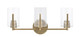 Toltec Lighting - 4513-NAB-300 - Three Light Bath Bar - Atlas - New Age Brass