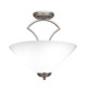 Toltec Lighting - 565-GP-2161 - Three Light Semi-Flush Mount - Zilo - Graphite