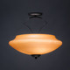 Toltec Lighting - 565-MB-686 - Three Light Semi-Flush Mount - Zilo - Matte Black