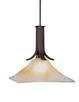 Toltec Lighting - 570-DG-660 - One Light Pendant - Apollo - Dark Granite
