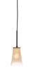 Toltec Lighting - 572-DG-630 - One Light Mini Pendant - Apollo - Dark Granite