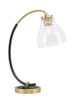 Toltec Lighting - 57-MBNAB-4760 - One Light Desk Lamp - Desk Lamps - Matte Black & New Age Brass