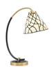 Toltec Lighting - 57-MBNAB-9115 - One Light Desk Lamp - Desk Lamps - Matte Black & New Age Brass