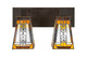 Toltec Lighting - 582-DG-9864 - Two Light Bath Bar - Apollo - Dark Granite