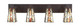 Toltec Lighting - 584-DG-9564 - Four Light Bath Bar - Apollo - Dark Granite