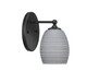 Toltec Lighting - 5911-MB-4022 - One Light Wall Sconce - Capri - Matte Black