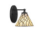Toltec Lighting - 5911-MB-9115 - One Light Wall Sconce - Capri - Matte Black
