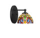 Toltec Lighting - 5911-MB-9945 - One Light Wall Sconce - Capri - Matte Black