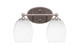 Toltec Lighting - 5912-BN-4021 - Two Light Bath Bar - Capri - Brushed Nickel