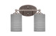 Toltec Lighting - 5912-BN-4062 - Two Light Bath Bar - Capri - Brushed Nickel