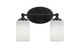 Toltec Lighting - 5912-MB-310 - Two Light Bath Bar - Capri - Matte Black
