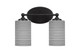 Toltec Lighting - 5912-MB-4062 - Two Light Bath Bar - Capri - Matte Black