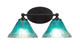 Toltec Lighting - 5912-MB-458 - Two Light Bath Bar - Capri - Matte Black
