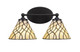 Toltec Lighting - 5912-MB-9115 - Two Light Bath Bar - Capri - Matte Black