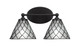 Toltec Lighting - 5912-MB-9185 - Two Light Bath Bar - Capri - Matte Black