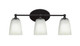 Toltec Lighting - 5913-MB-460 - Three Light Bath Bar - Capri - Matte Black