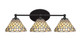 Toltec Lighting - 5913-MB-9415 - Three Light Bath Bar - Capri - Matte Black