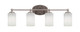 Toltec Lighting - 5914-BN-310 - Four Light Bath Bar - Capri - Brushed Nickel