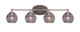 Toltec Lighting - 5914-BN-5112 - Four Light Bath Bar - Capri - Brushed Nickel