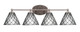 Toltec Lighting - 5914-BN-9185 - Four Light Bath Bar - Capri - Brushed Nickel