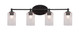 Toltec Lighting - 5914-MB-300 - Four Light Bath Bar - Capri - Matte Black