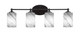 Toltec Lighting - 5914-MB-3009 - Four Light Bath Bar - Capri - Matte Black
