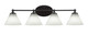 Toltec Lighting - 5914-MB-312 - Four Light Bath Bar - Capri - Matte Black