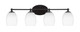 Toltec Lighting - 5914-MB-4021 - Four Light Bath Bar - Capri - Matte Black