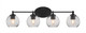 Toltec Lighting - 5914-MB-4102 - Four Light Bath Bar - Capri - Matte Black