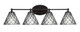 Toltec Lighting - 5914-MB-9185 - Four Light Bath Bar - Capri - Matte Black