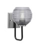 Toltec Lighting - 6221-MBGP-5112 - One Light Wall Sconce - Sandia - Matte Black & Graphite