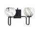 Toltec Lighting - 6222-MB-4109 - Two Light Bath Bar - Sandia - Matte Black
