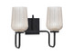 Toltec Lighting - 6222-MB-4253 - Two Light Bath Bar - Sandia - Matte Black
