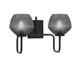 Toltec Lighting - 6222-MB-4622 - Two Light Bath Bar - Sandia - Matte Black