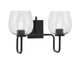 Toltec Lighting - 6222-MB-4812 - Two Light Bath Bar - Sandia - Matte Black