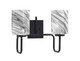 Toltec Lighting - 6222-MB-549 - Two Light Bath Bar - Sandia - Matte Black