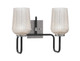 Toltec Lighting - 6222-MBGP-4253 - Two Light Bath Bar - Sandia - Matte Black & Graphite