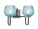 Toltec Lighting - 6222-MBGP-4605 - Two Light Bath Bar - Sandia - Matte Black & Graphite