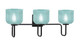 Toltec Lighting - 6223-MB-4615 - Three Light Bath Bar - Sandia - Matte Black