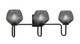 Toltec Lighting - 6223-MB-4622 - Three Light Bath Bar - Sandia - Matte Black