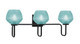 Toltec Lighting - 6223-MB-4625 - Three Light Bath Bar - Sandia - Matte Black