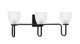 Toltec Lighting - 6223-MB-500 - Three Light Bath Bar - Sandia - Matte Black
