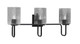 Toltec Lighting - 6223-MB-542 - Three Light Bath Bar - Sandia - Matte Black