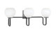 Toltec Lighting - 6223-MBGP-4101 - Three Light Bath Bar - Sandia - Matte Black & Graphite