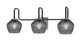 Toltec Lighting - 6223-MBGP-4622 - Three Light Bath Bar - Sandia - Matte Black & Graphite